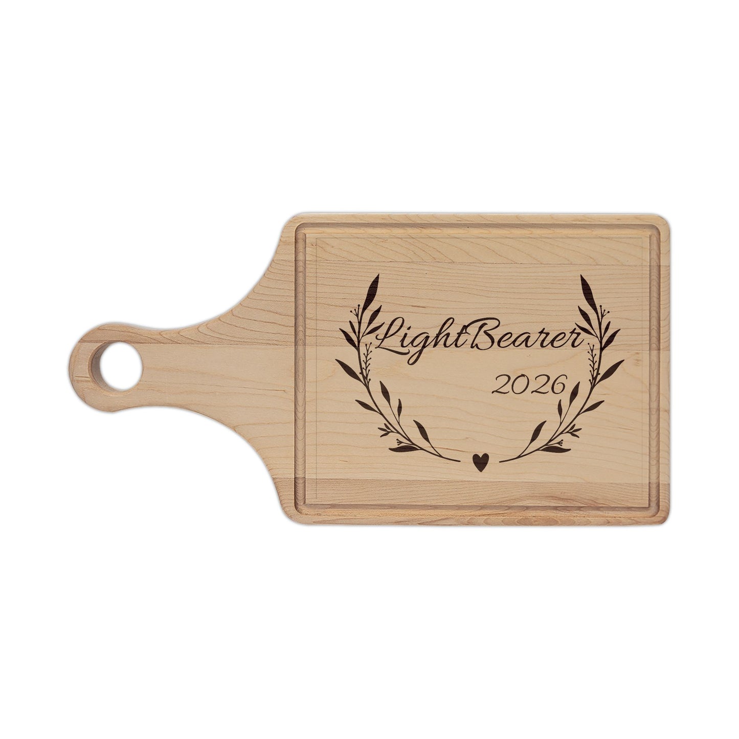 Rustic Espresso Wooden Cutting Board Engraved