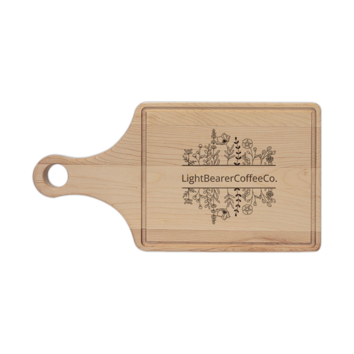 Dark Roast Timber Wooden Cutting Board Engraved