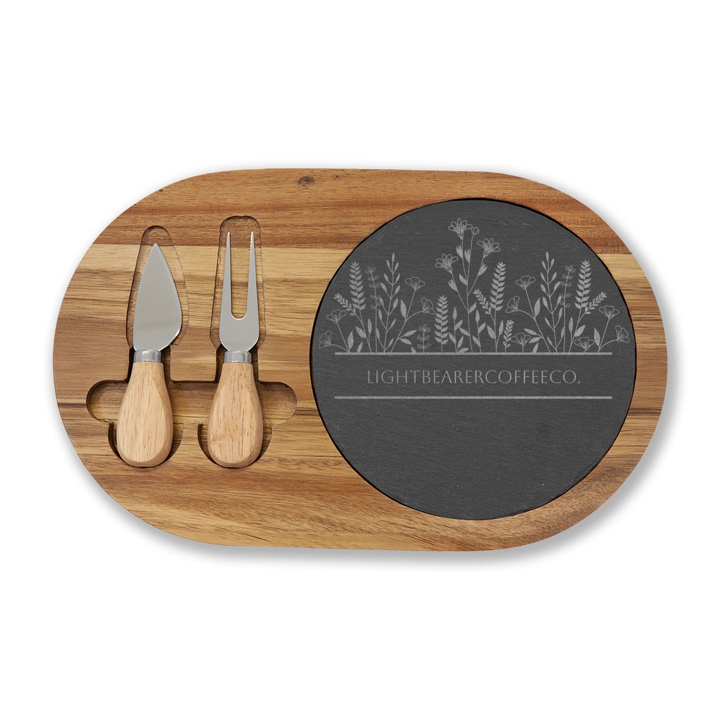 The Roastery Charcuterie Board Engraved