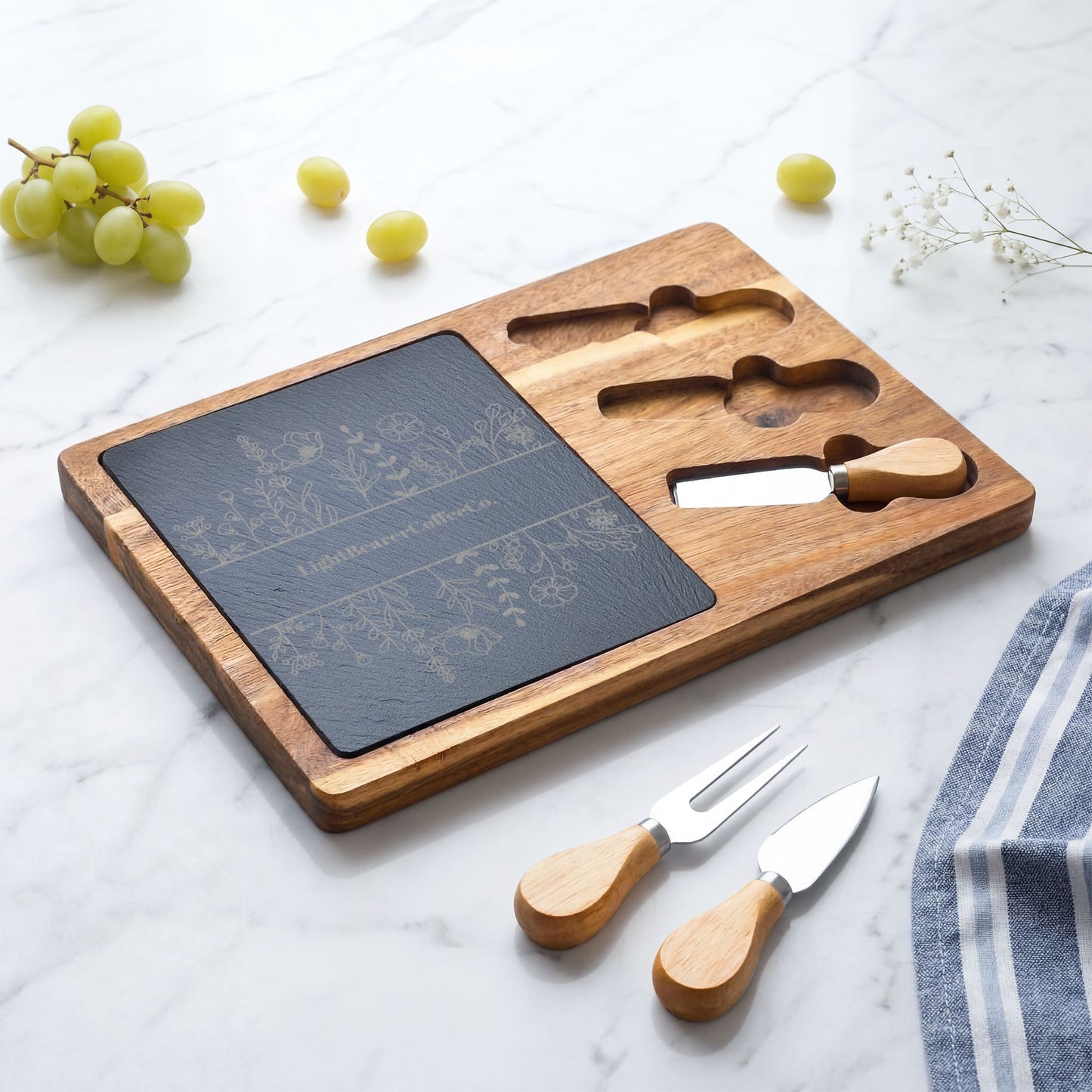 Brewfolk Serving Charcuterie Board Engraved