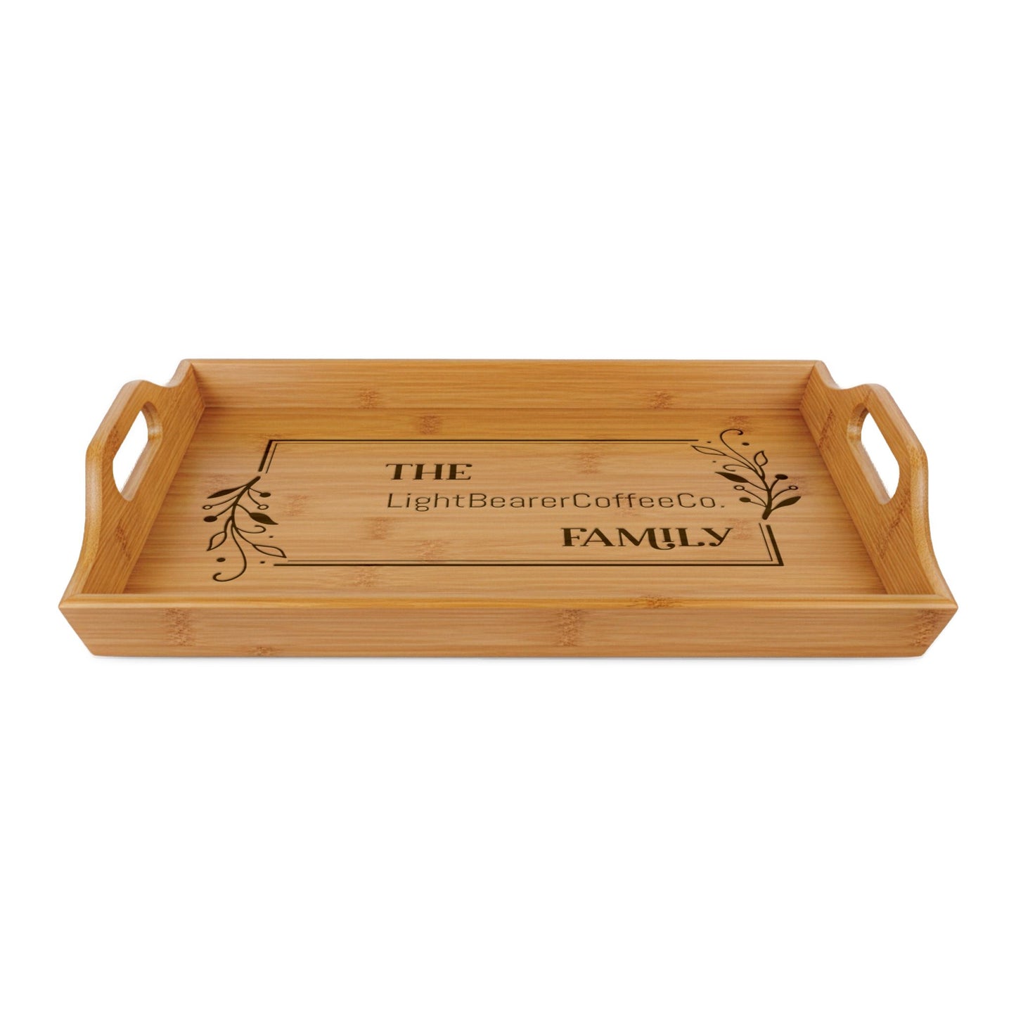 The Daily Brew Tray Engraved