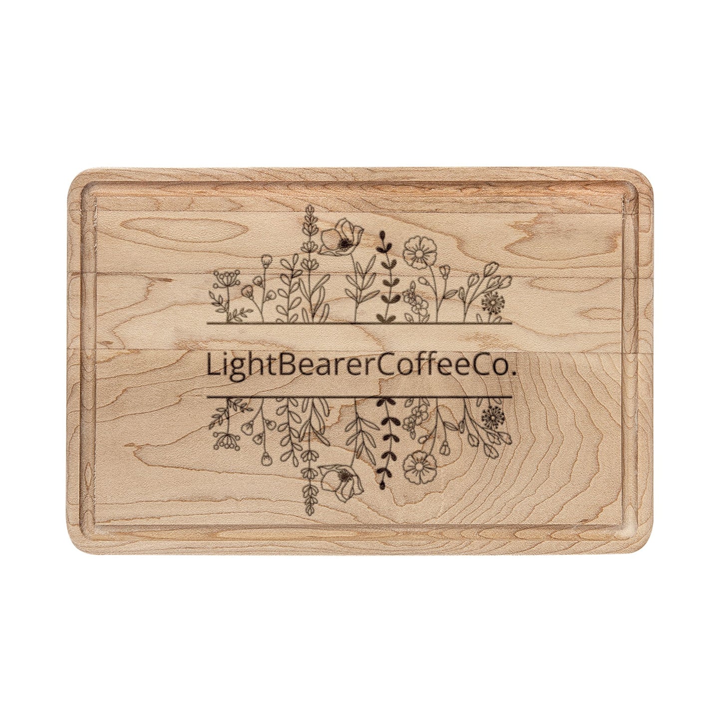 Dark Roast Timber Wooden Cutting Board Engraved