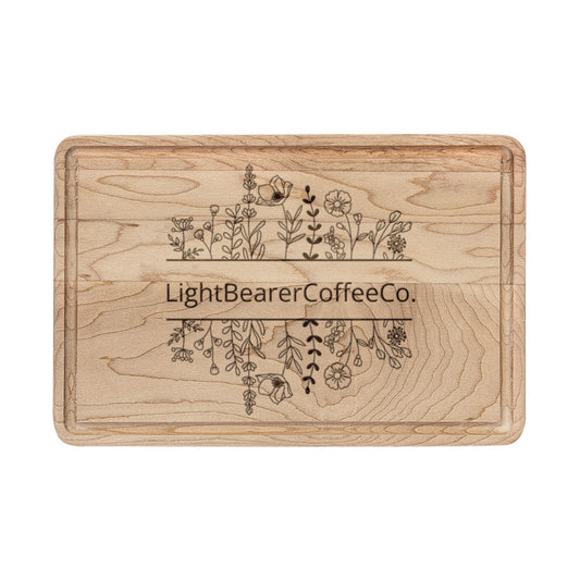 Dark Roast Timber Wooden Cutting Board Engraved