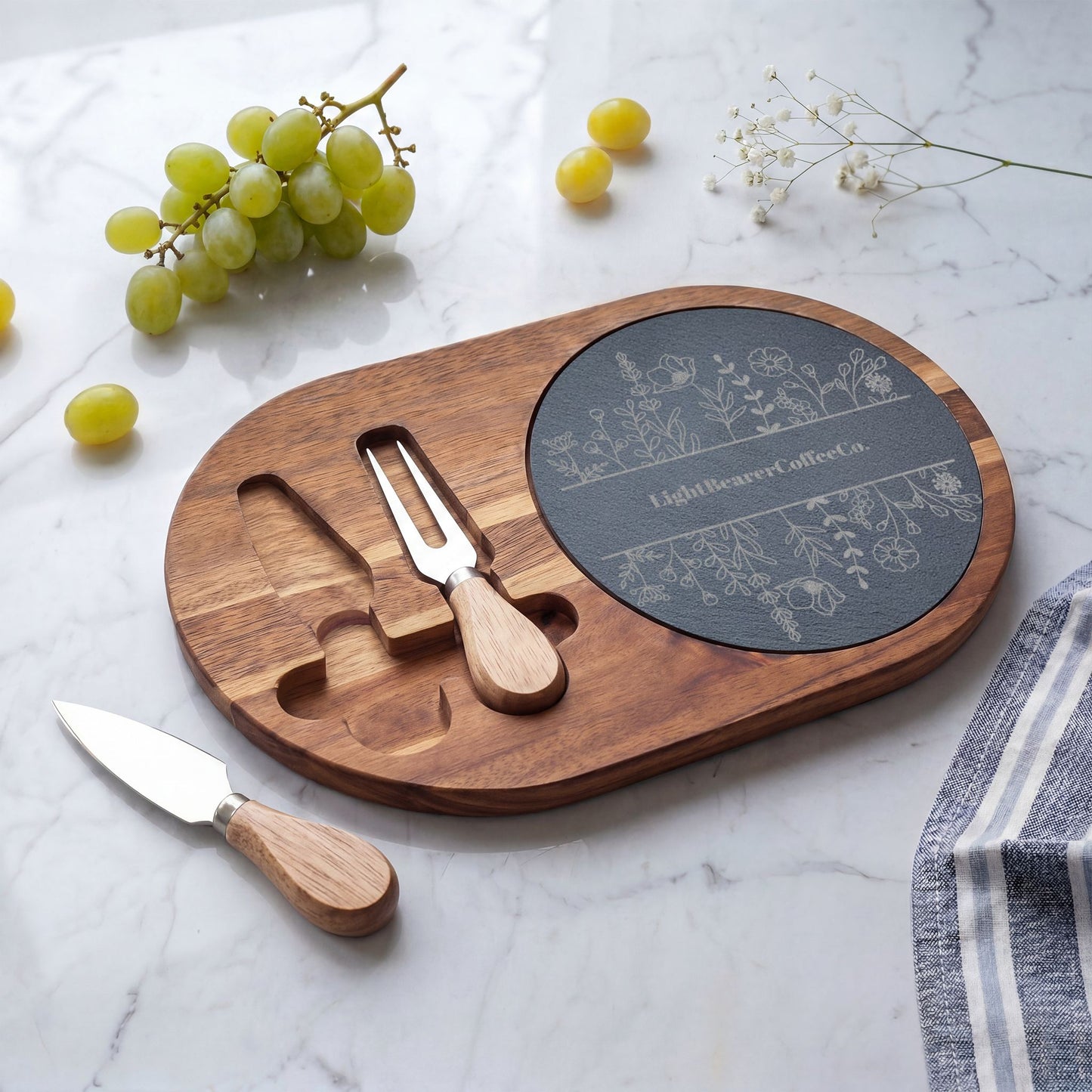 Brewfolk Serving Charcuterie Board Engraved