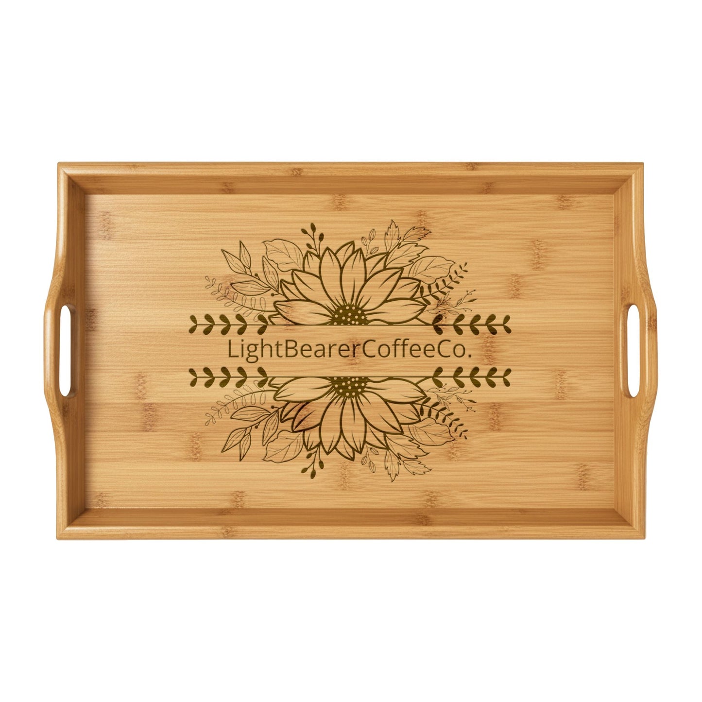 The Brew Table Tray Engraved