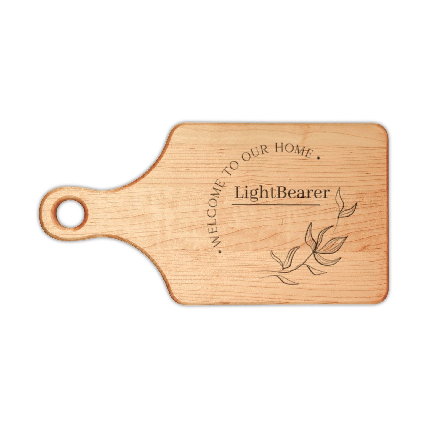 French Roast Wooden Cutting Board Engraved