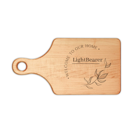 French Roast Wooden Cutting Board Engraved