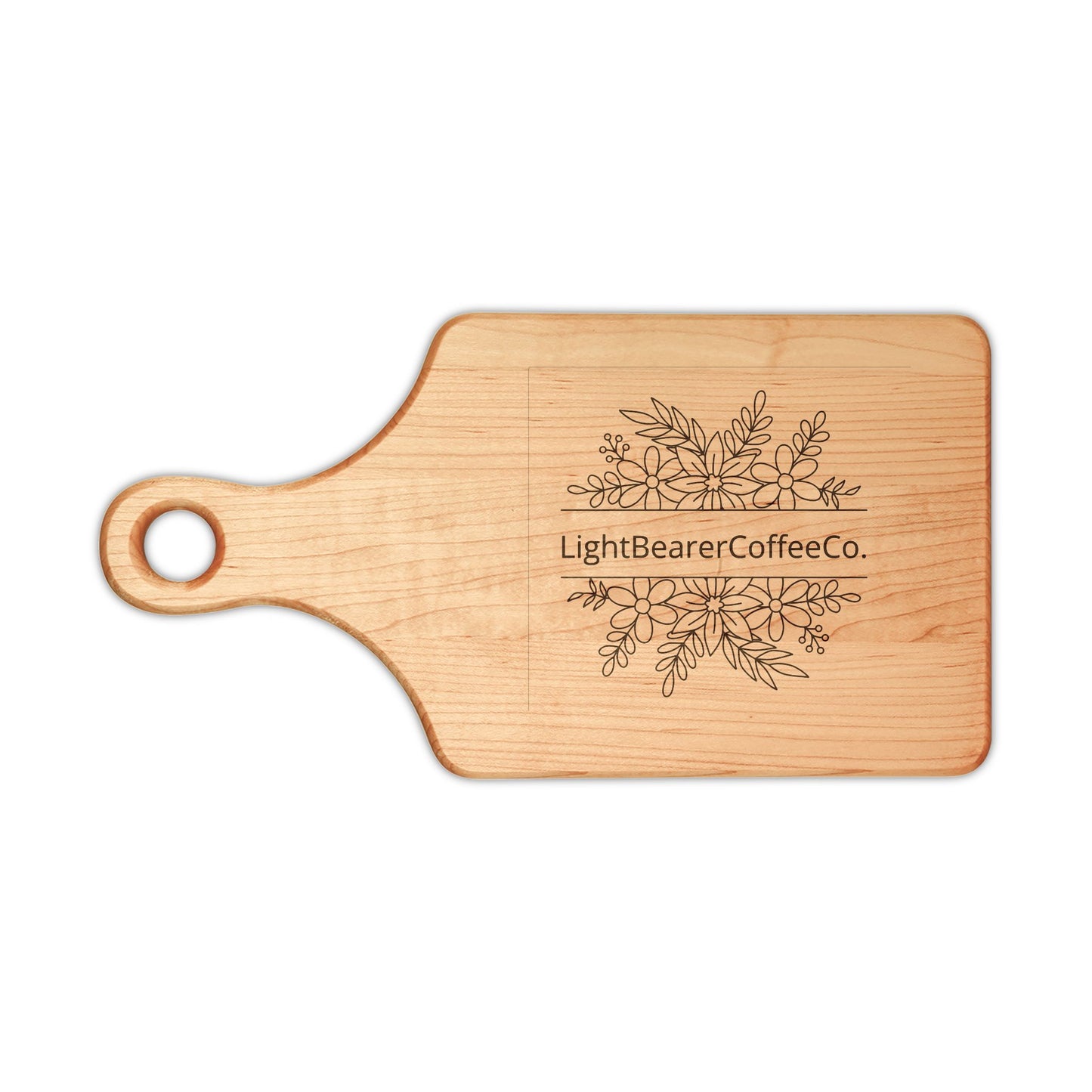 Black Flame Brew Wooden Cutting Board Engraved