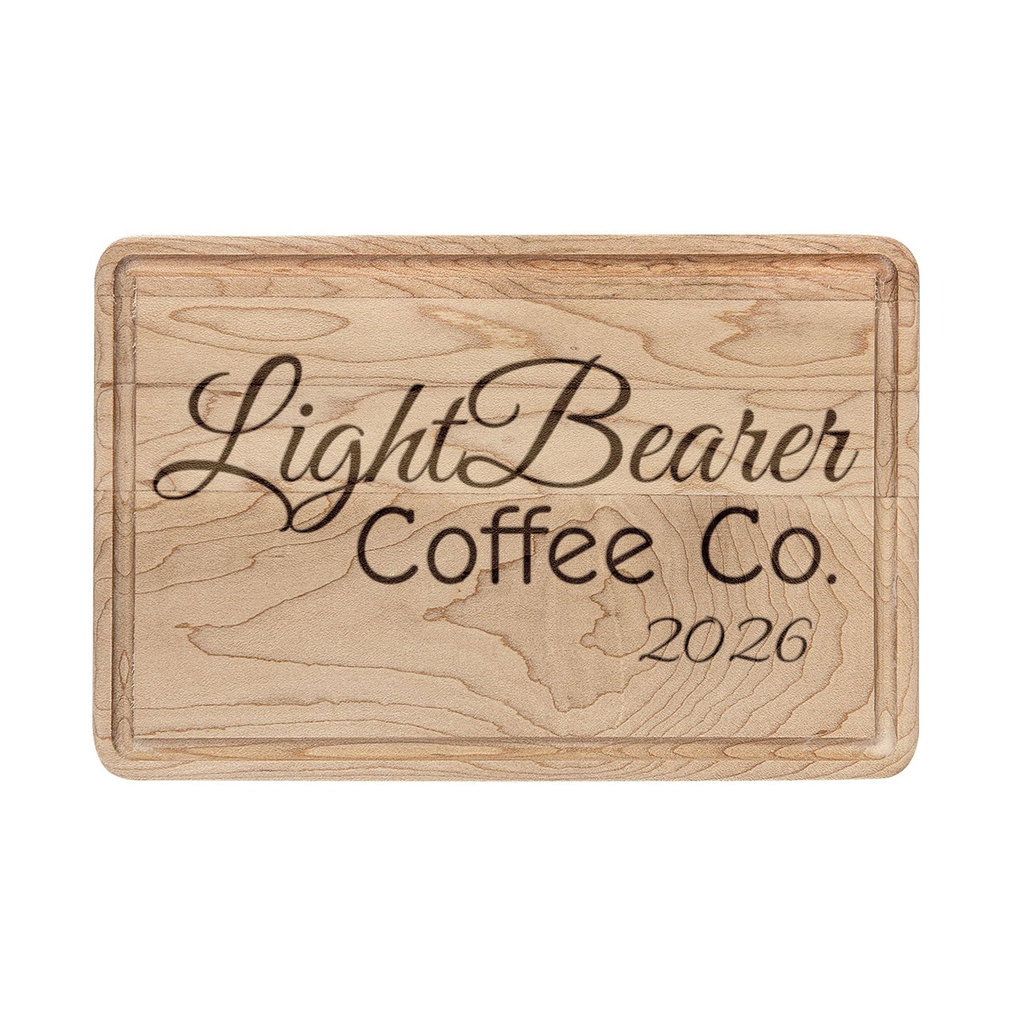 Roast Co. Wooden Cutting Board Engraved