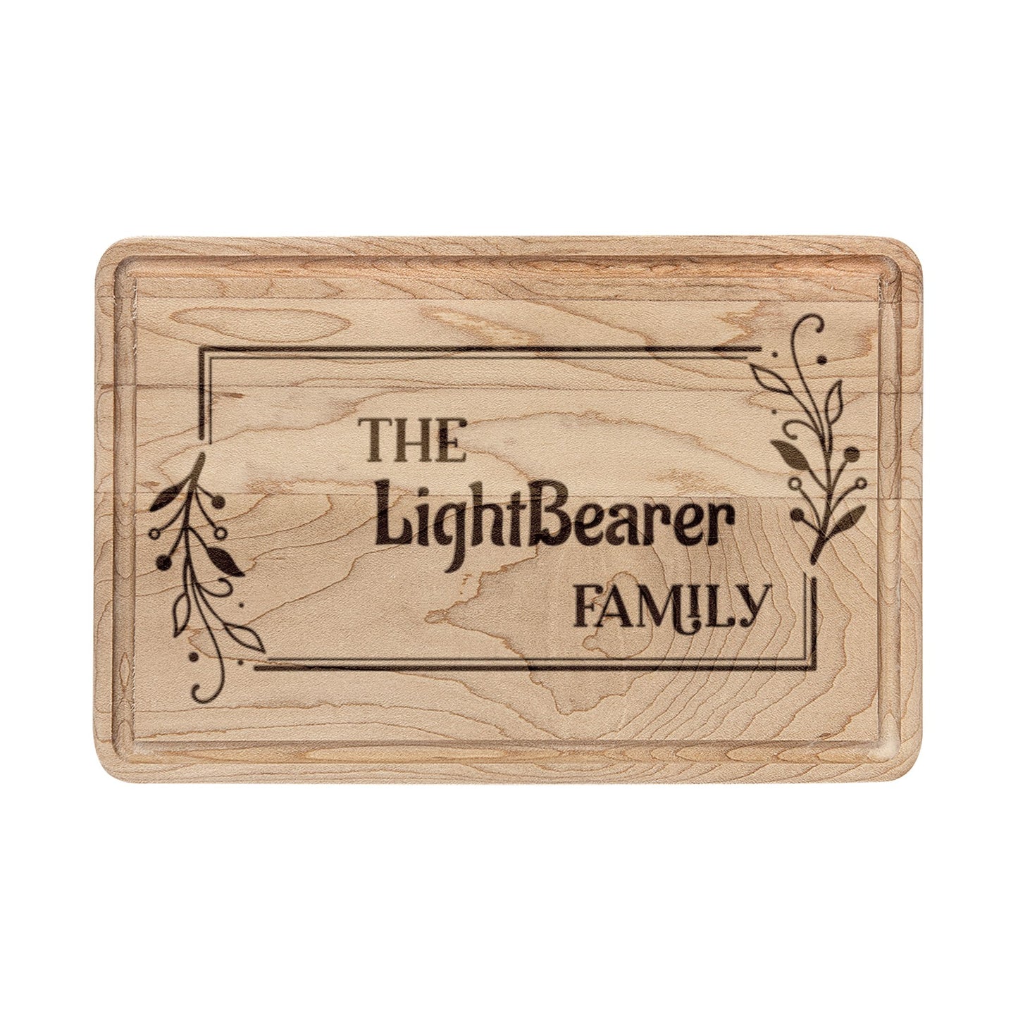 Espresso Wooden Cutting Board Engraved