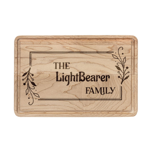 Espresso Wooden Cutting Board Engraved