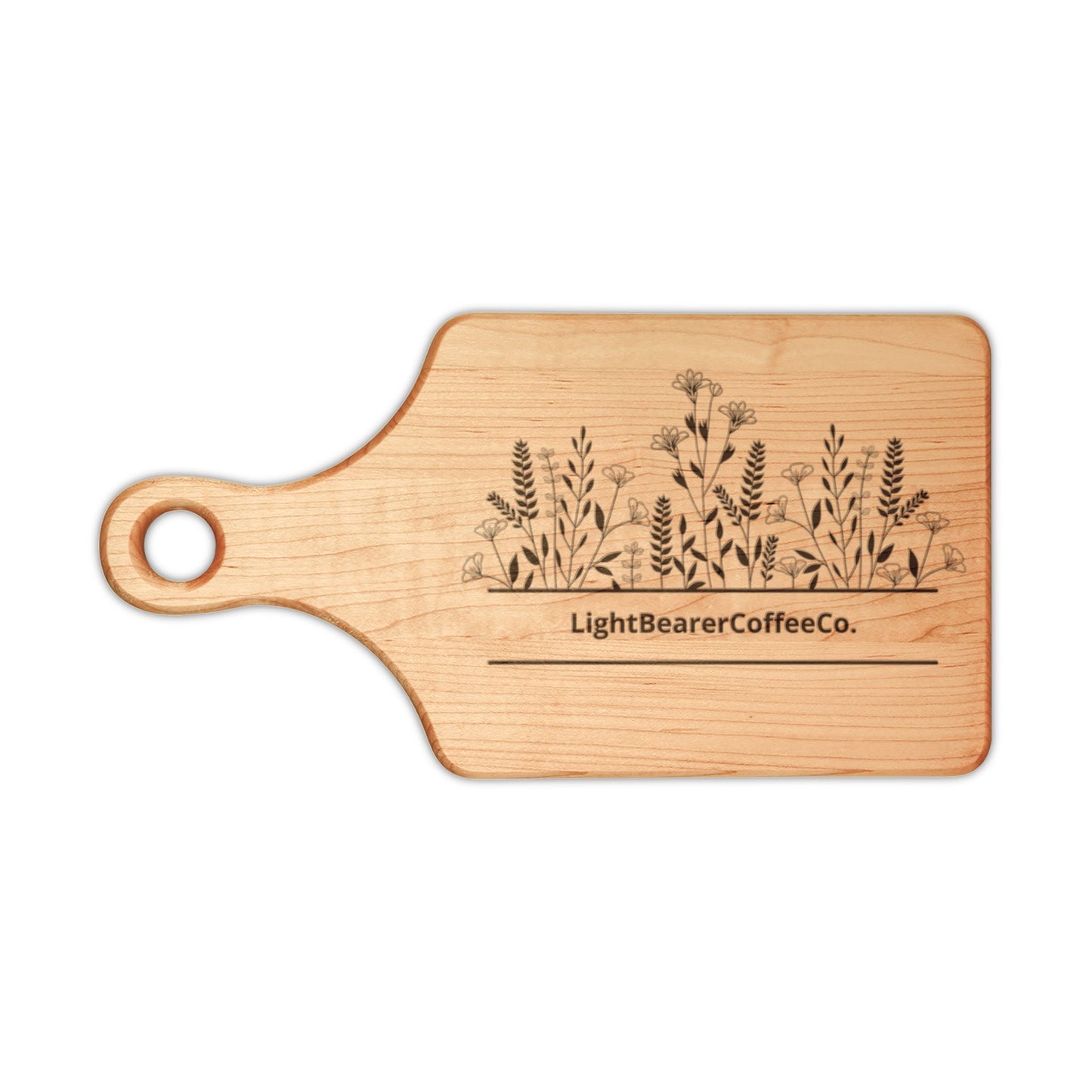 Barrel Espresso Wooden Cutting Board Engraved