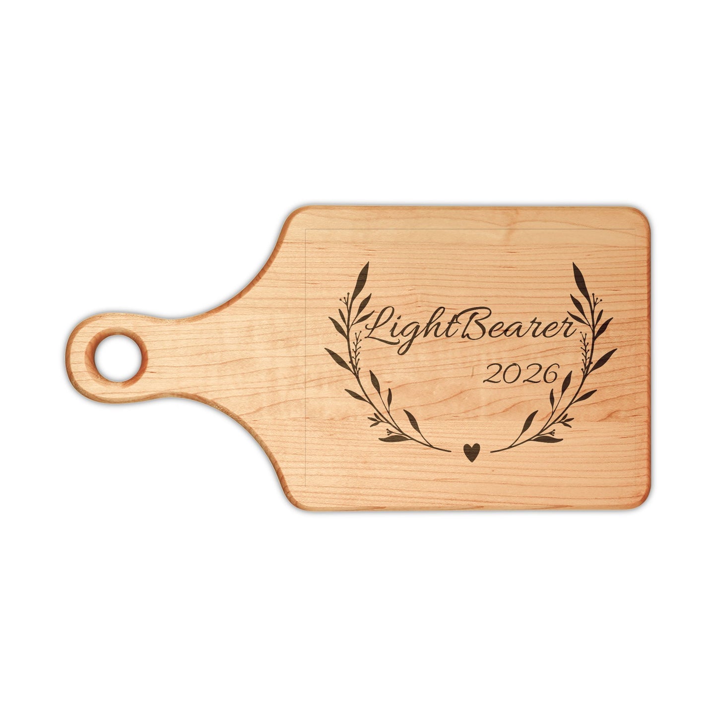 Rustic Espresso Wooden Cutting Board Engraved