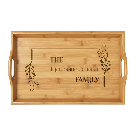 The Daily Brew Tray Engraved