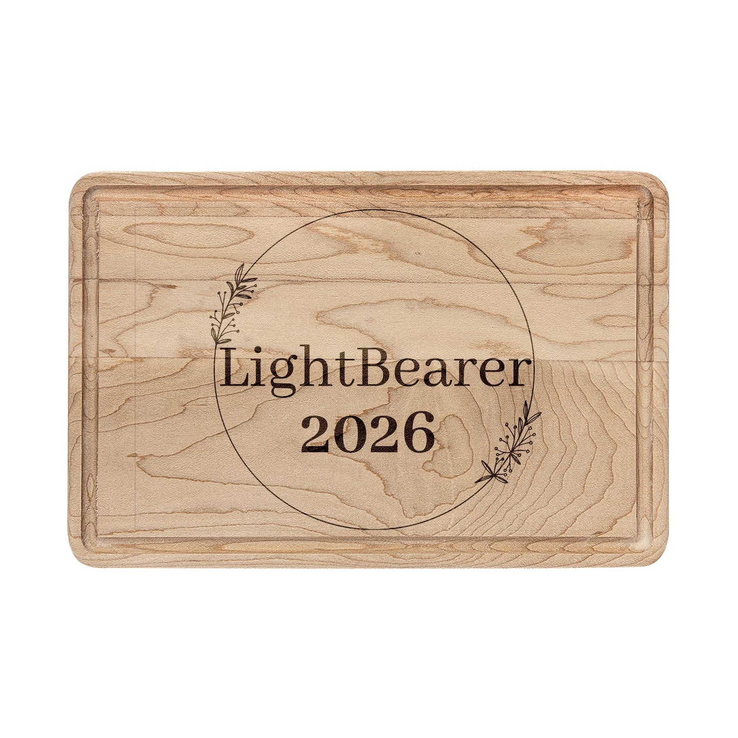 Roast & Flame Wooden Cutting Board Engraved