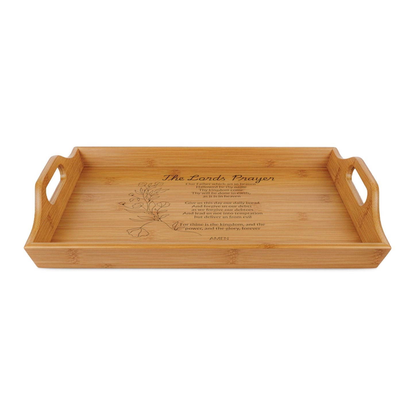 The Cozy Tray Engraved