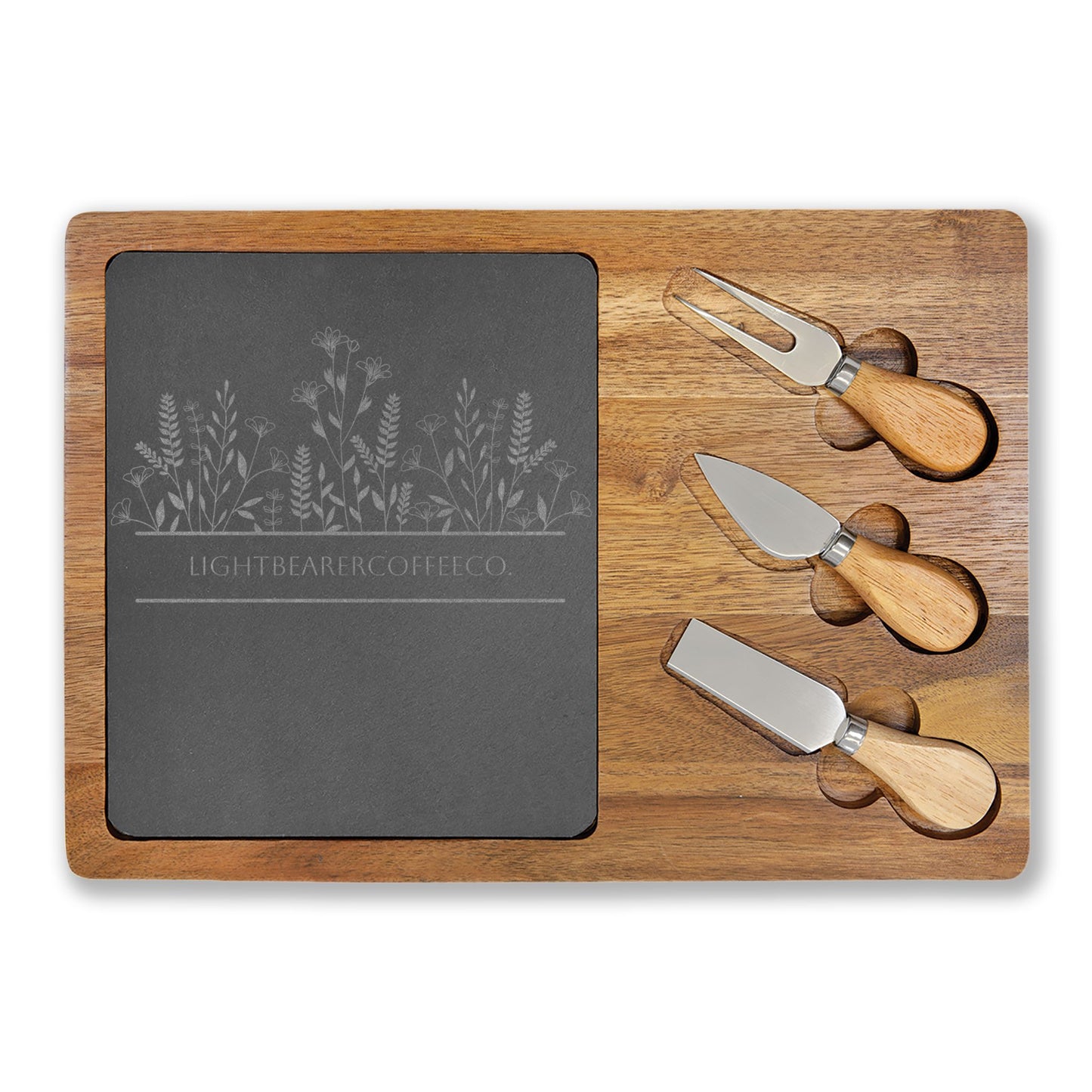 The Roastery Charcuterie Board Engraved