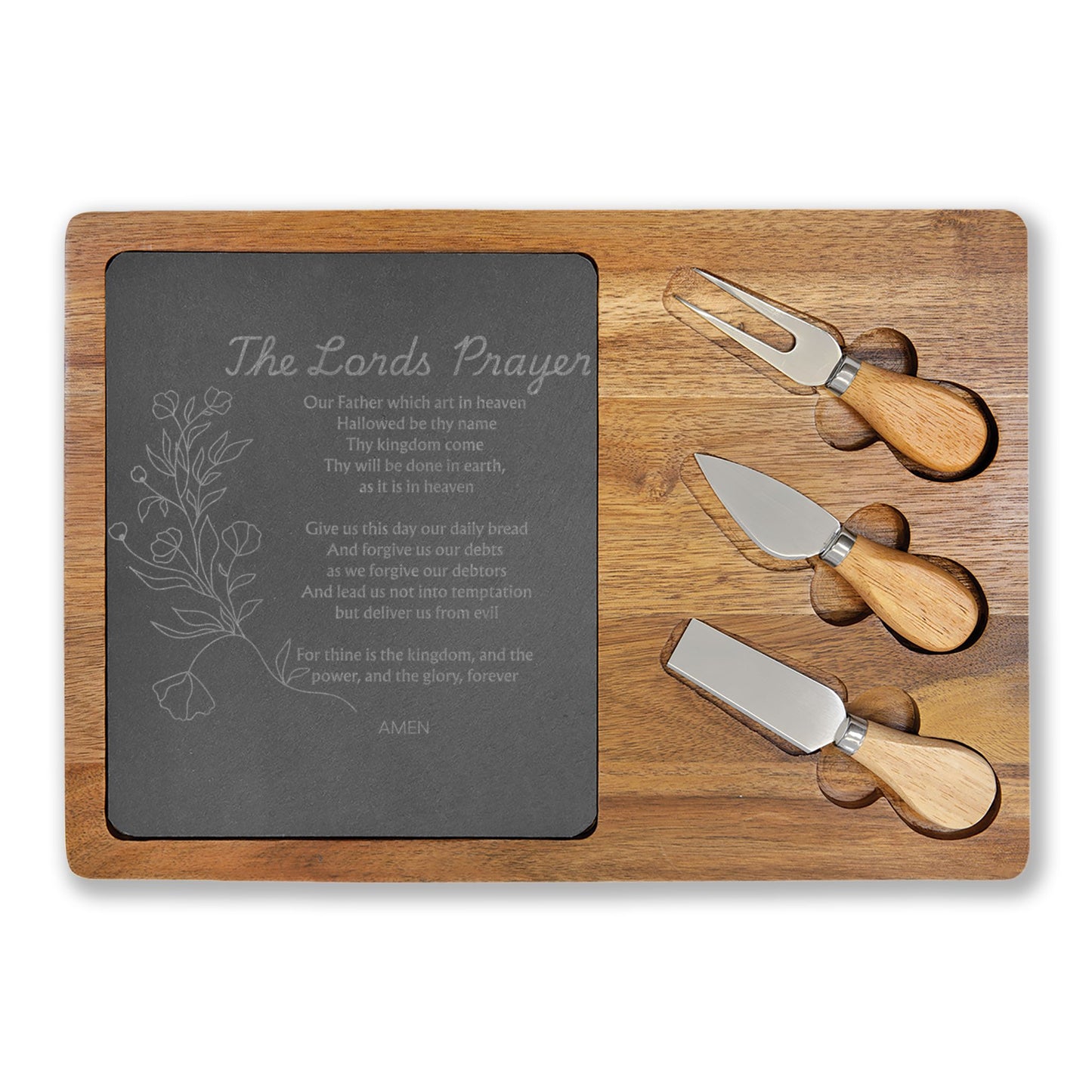The Coffee Gathering Charcuterie Board Engraved