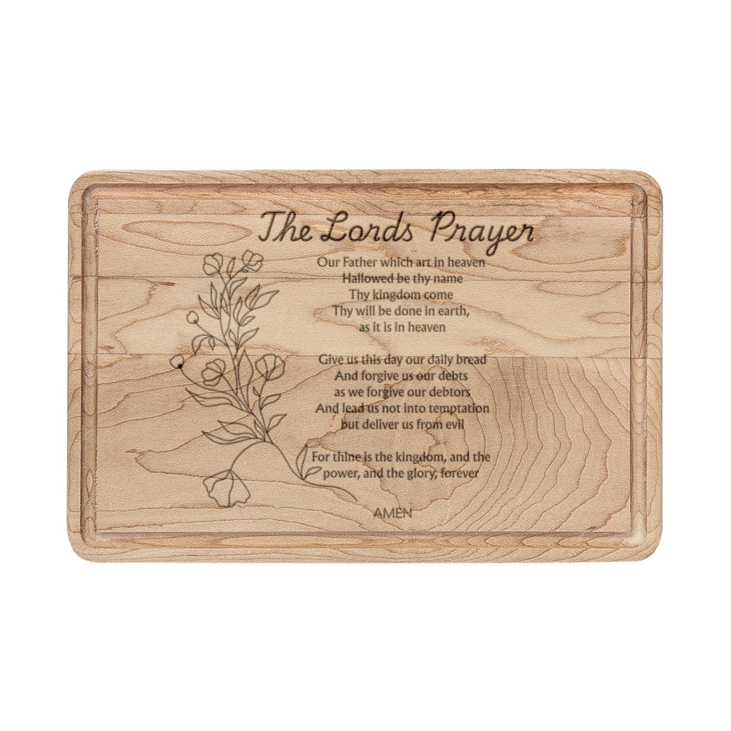 Brew Vessel Wooden Cutting Board Engraved