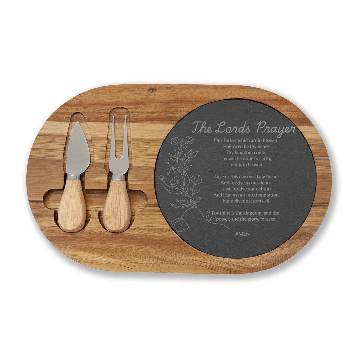 The Coffee Gathering Charcuterie Board Engraved