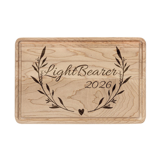 Rustic Espresso Wooden Cutting Board Engraved