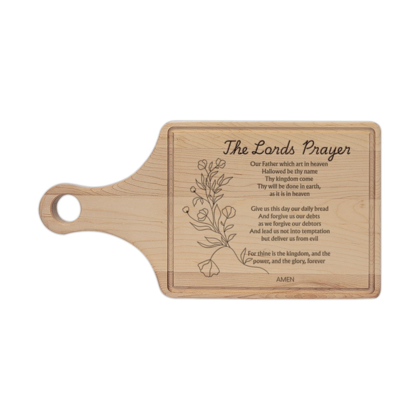 Brew Vessel Wooden Cutting Board Engraved
