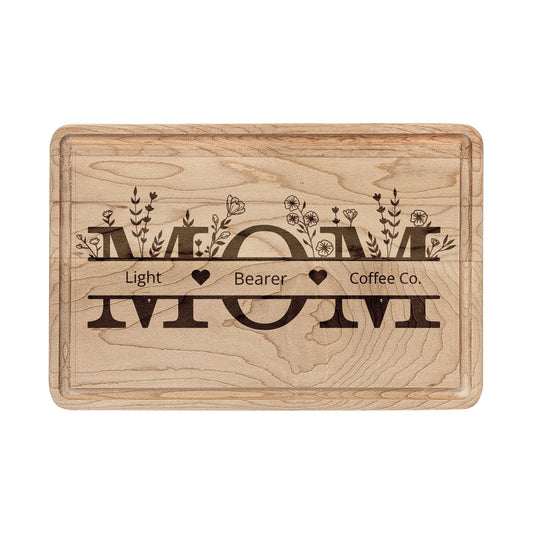 Coffeehouse Wooden Cutting Board Engraved